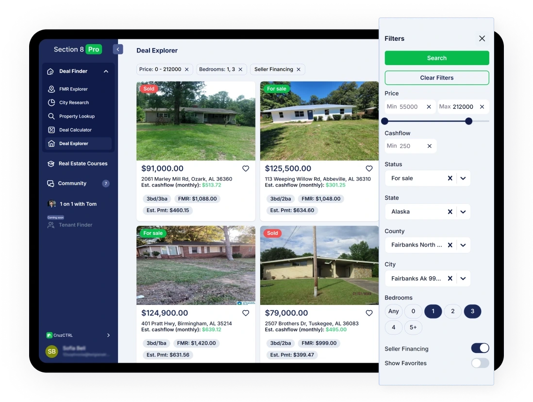 Section 8 Pro application
